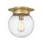 Torreys 1 Light Flush Mount-189720553-189720555