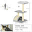 72.00cm H Cat Tree