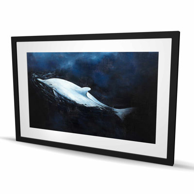 Dauphin nageur - animaux bleus