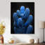 Cactus bleu clair et noir clair de lune - Cactus floral-1568963137-1568963136