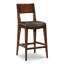Cashiers Upholstered Stool with Solid Wood Frame-17788968-48366647