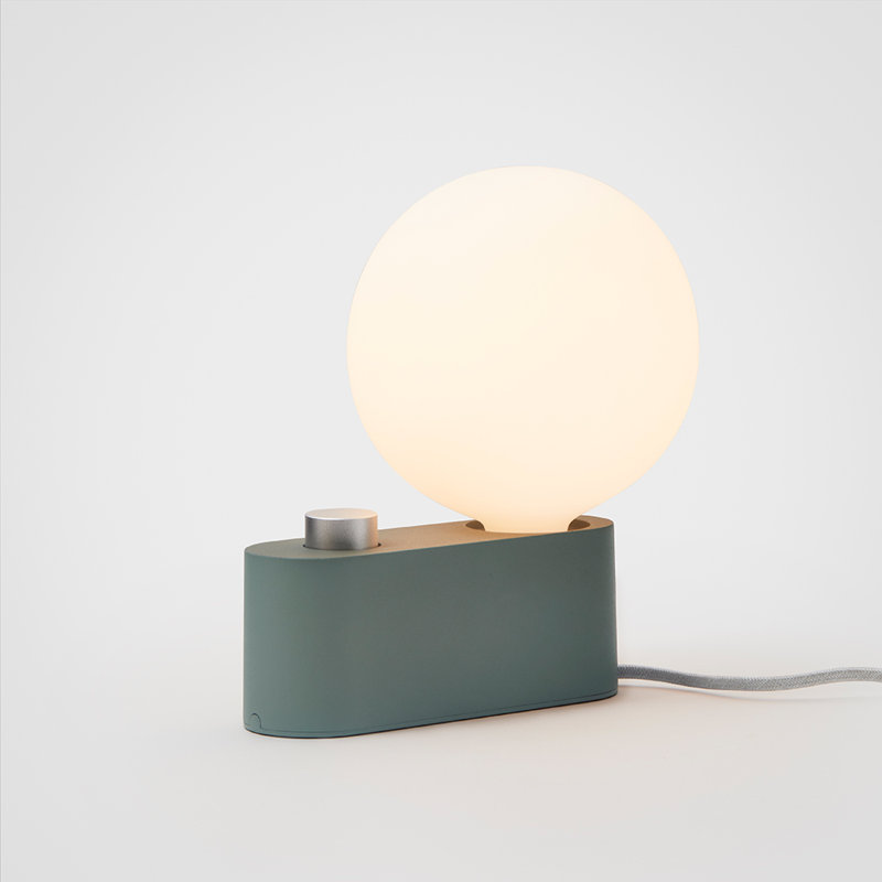 Sphere IV Table Lamp, Sage Green