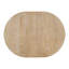 Table de salle à manger ronde extensible Hartwell en bois d'hévéa avec piètement en forme de X-134707190