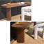 Bureau courbé de style européen