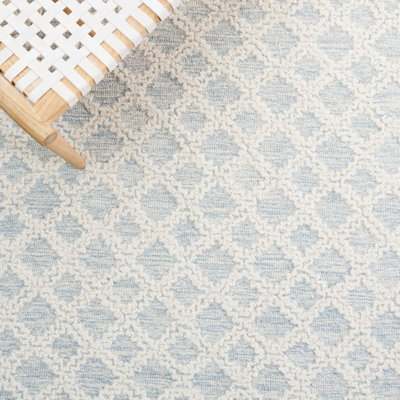 Abstract Hand Tufted Wool Geometric Rug