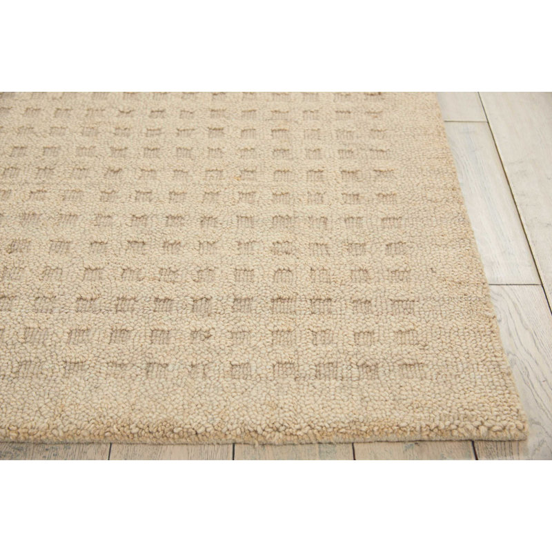 Vespera Wool Checkered Indoor Rug, Rectangle 5' x 7'6