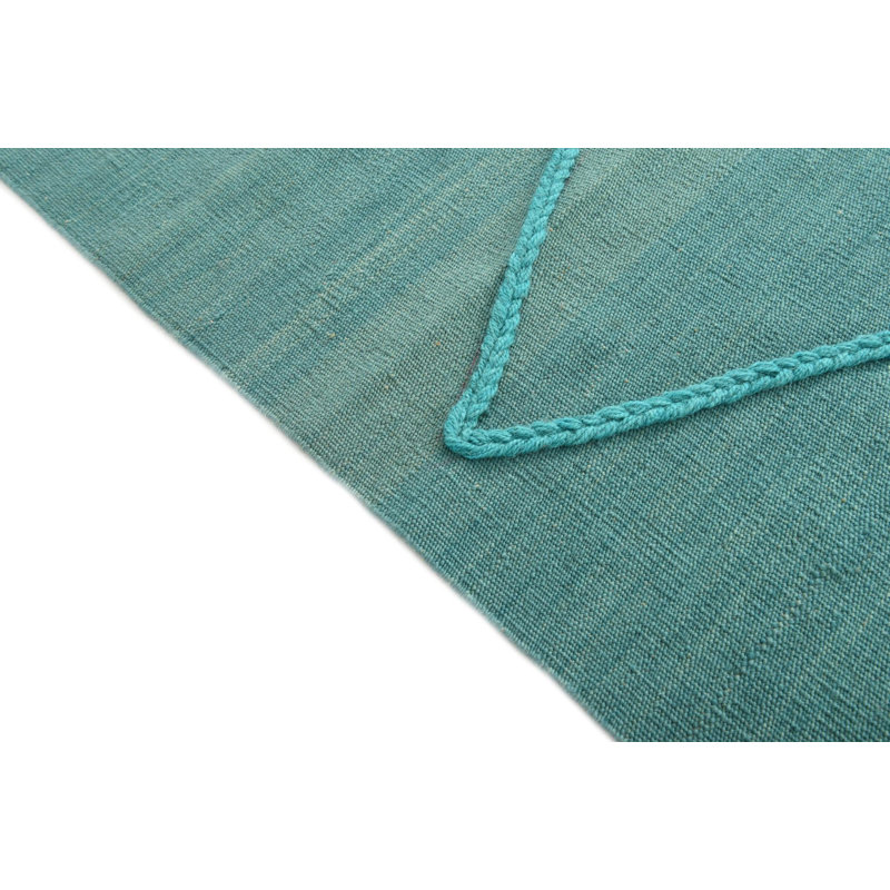 Tapis turquoise 7 x 7 po