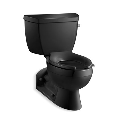 Barrington Two-Piece Elongated 1.0 GPF Toilet with Pressure Lite Flushing Technology and Left-Hand Trip Lever