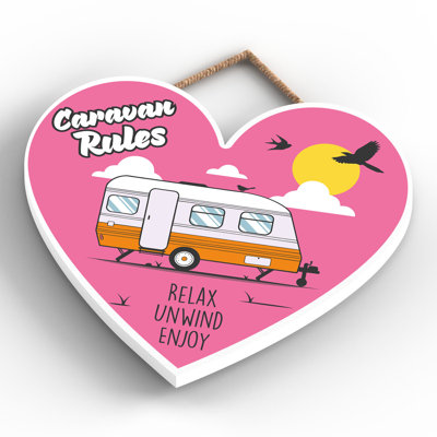 Caravan Rules - Novelty Print on MDF