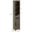 Armoire de rangement étroite et étroite pour salle de bain étroite-1552511411