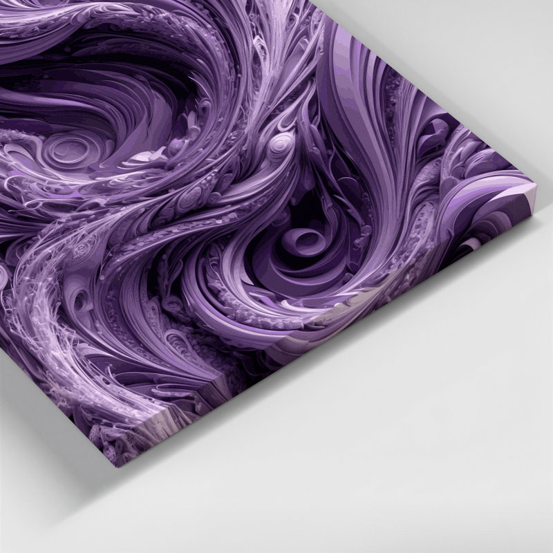 Art numérique sur toile, "Abstraction numérique" 61, H 12 po x l 12 po