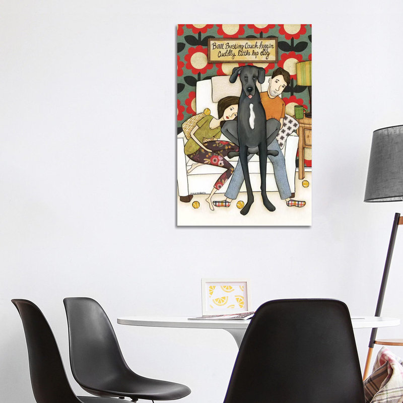 Ball Busting by Jamie Morath - Print on Canvas, Wrapped Canvas, 101.6cm H x 66.04cm W x 3.81cm D