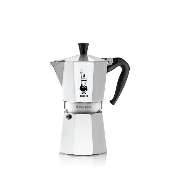 Holstein Housewares 6-Cup Aluminum Espresso Maker, Mint - Great Tasting Traditional Espresso Coffee in Minutes, Green