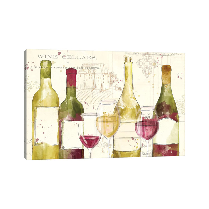 Chateau Winery I 1 Piece Wrapped Canvas Painting, 101.6 cm H x 66.04 cm W x 1.91 cm D