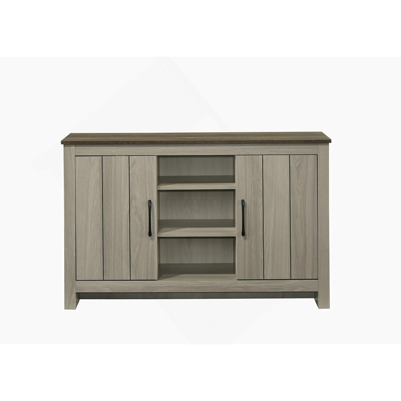 Console, buffet, buffet avec tablettes et portes d'armoire