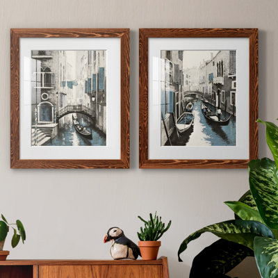 Venise I - ensemble de 2 reproductions d'art