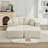 Boneless 106" Corduroy Cloud Sectional Couch-2108337640