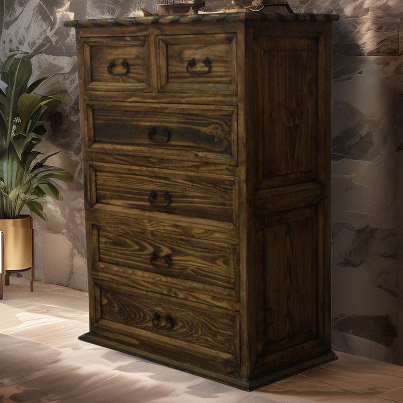 Commode Willow Creek à finition Medio, Brun