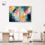 «Rainbow Dots», reproduction d'art sur toile par Art Remedy, cadre doré, 30 x 45-195235493-195235494