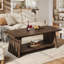 Solid Wood Solid Coffee Table with Storage