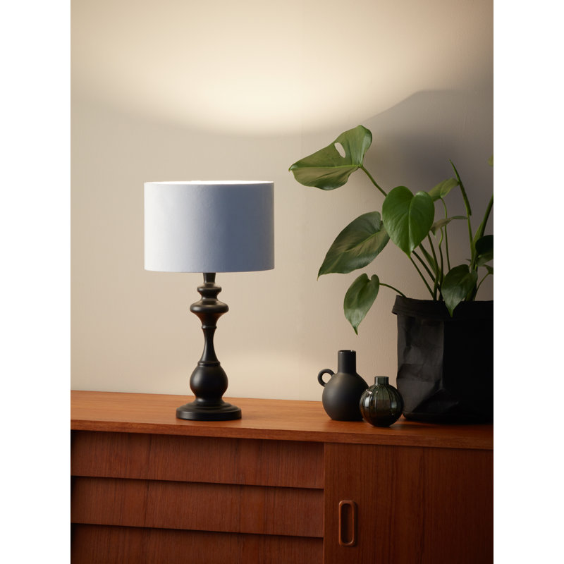 Dane Metal Table Lamp, White