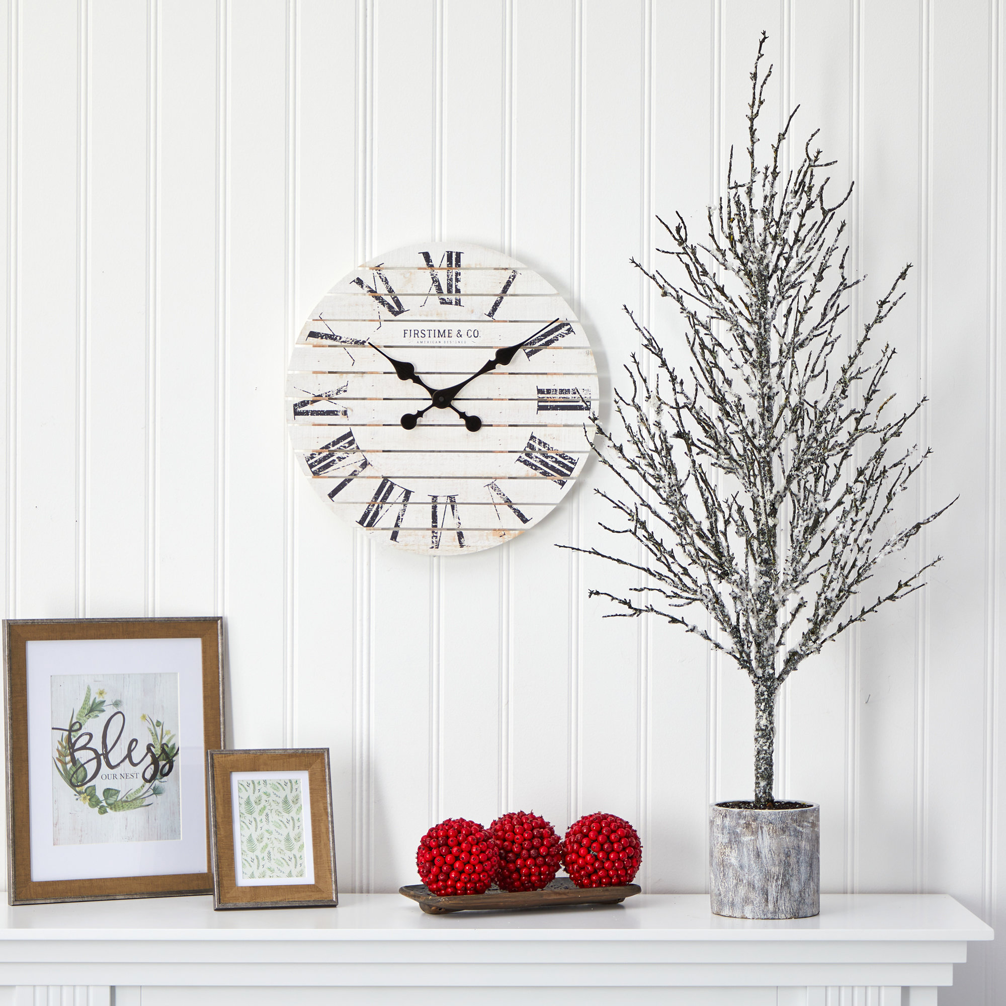 Artificial Pine Christmas Tree, 4' H