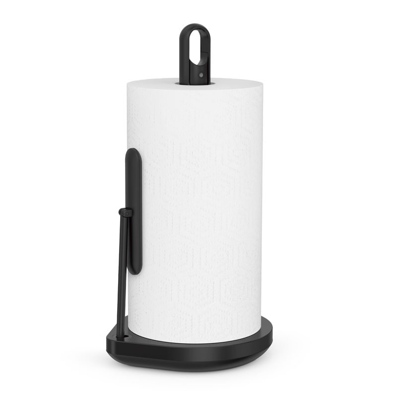 Simplehuman Paper Towel Holder with Spray Pump, Black