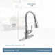 Brantford Pull Down Touchless Single Handle Kitchen Faucet with MotionSense Wave and Power Clean Spray