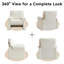 Upholstered Accent Chair with Removable Cushion and Detachable Armrests-830969693