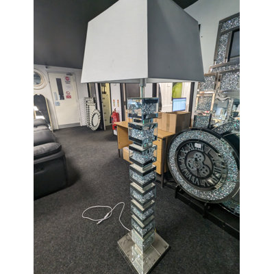 Anarely 158cm Mirrored Traditional Floor Lamp