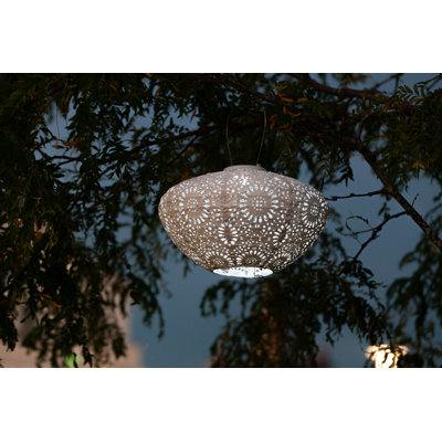 Soji 7.8 " Solar Powered Integrated LED Globe Lantern