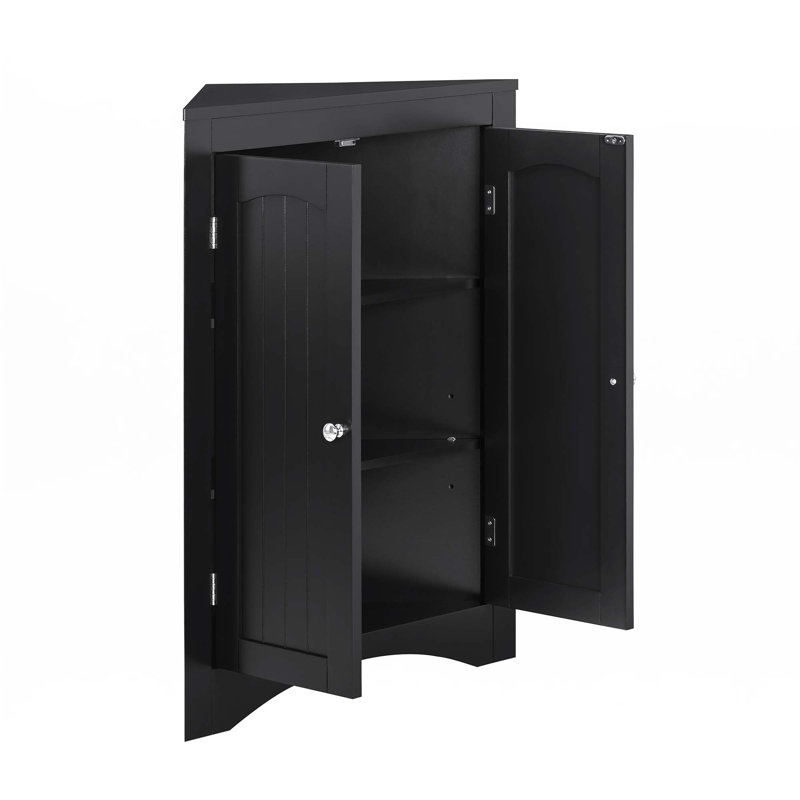 Armoire de coin de salle de bain
