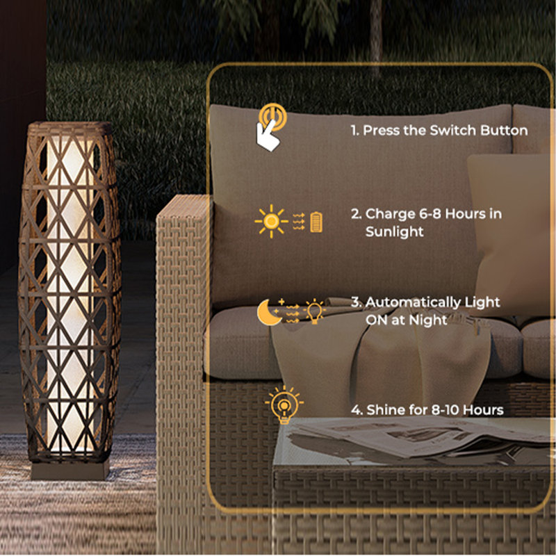 Solar Powered Floor Lamp
