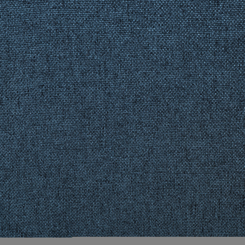Splendide fauteuil club bleu marine avec base en bouleau confortable et attrayante