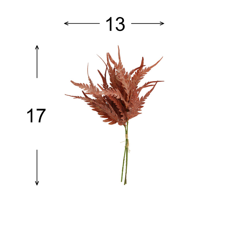 Fern Bundle (Set of 2), Rust