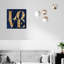 Toile pour chambre à coucher bleu marine-71080135-71080140