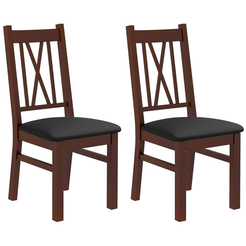 Chaise de salle à manger Donihoo, Brun