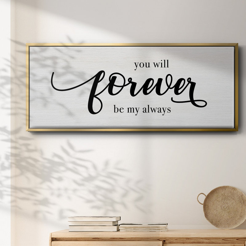 Forever Always - toile encadrée