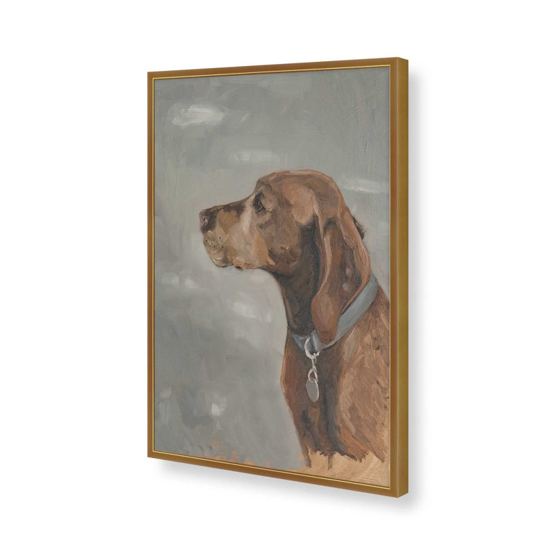 Reproduction d'art «Pet Portraitudes IV» par Marian Parsons, Impression sur cadre ouvert sans papier mat, H 30 po x l 20 po