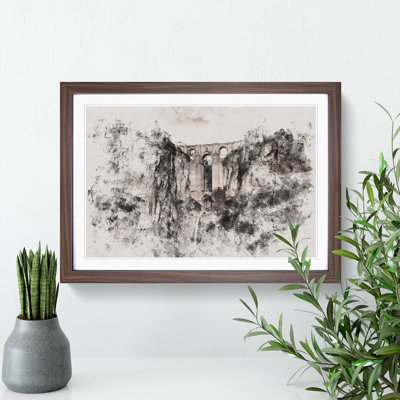 Puente Nuevo Bridge In Spain - Single Picture Frame Print
