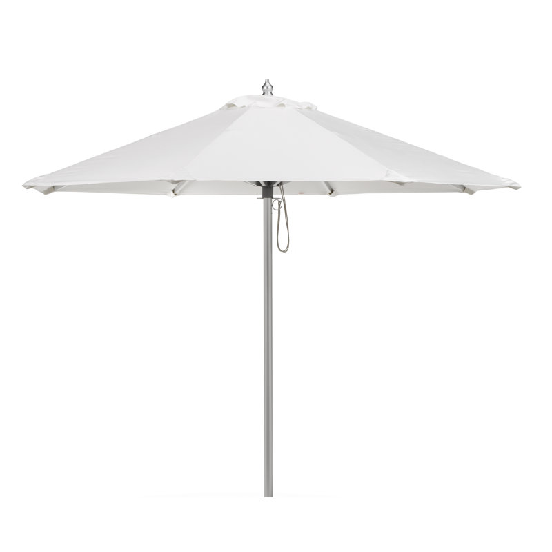 Oxford 108'' W Sunbrella® Umbrella, White Performance