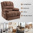 Emalina High Back Large Size Power Lift Assist Recliner with Heat, Massage-93861083