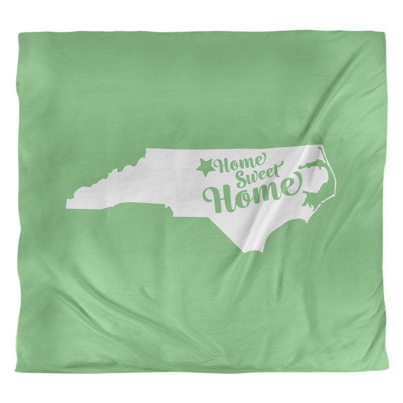 Housse de couette greensboro doux, Polyester brossé, Housse de couette pour grand lit, Vert