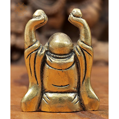 Laughing Buddha Carrying Wealth Balls -  Bungalow Rose, F5072022A4D449E193F268B0D0965CF7