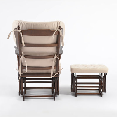 Chaise berçante et repose-pieds Azariyah Konfor