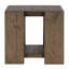 Troy Solid Wood Floor Shelf End Table-2065141737