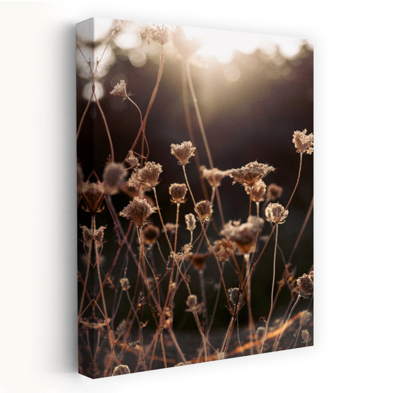 Art contemporain, art contemporain abstrait fleur naturelle, H 48 po x l 32 po