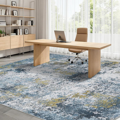 Tapis de couloir 2 x 6 Modern Modern - lavable, antidérapant pour les couloirs, la cuisine, la salle de bain et la salle de lavage