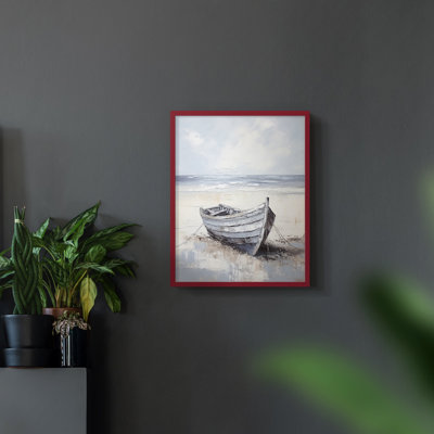 NAUTICAL Series CDXCII - Impression encadrée de qualité supérieure - Prêt à être accroché - Aucun clou requis
