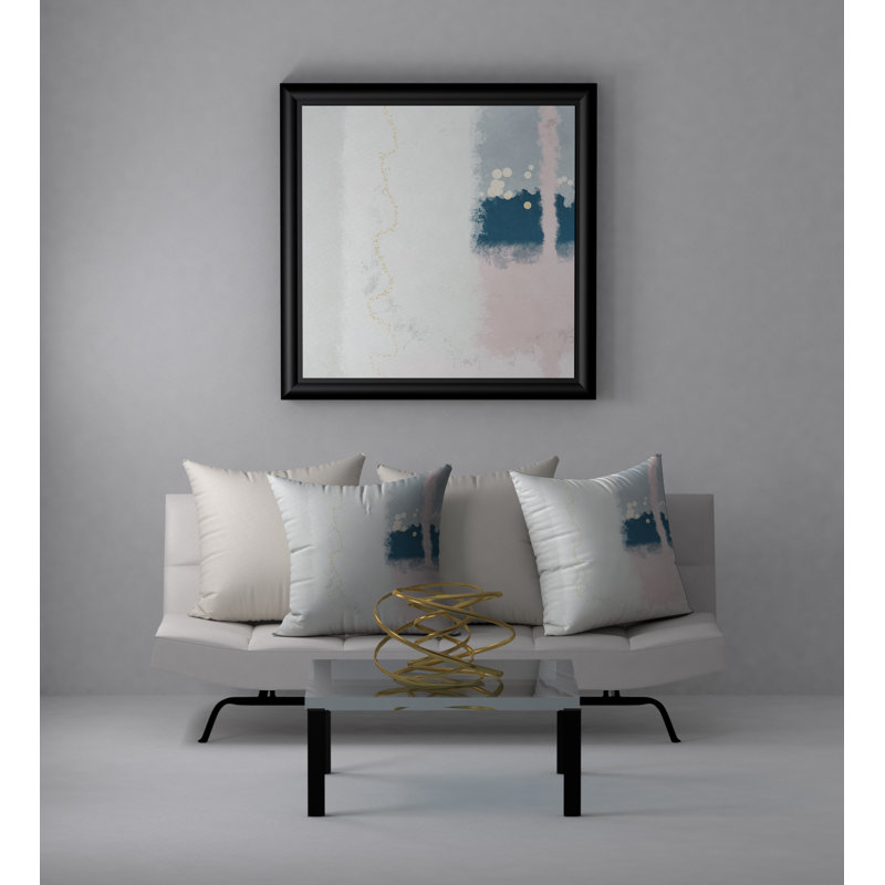 Housse de coussin carrée à coussin décoratif et insert vital, 18" x 18"